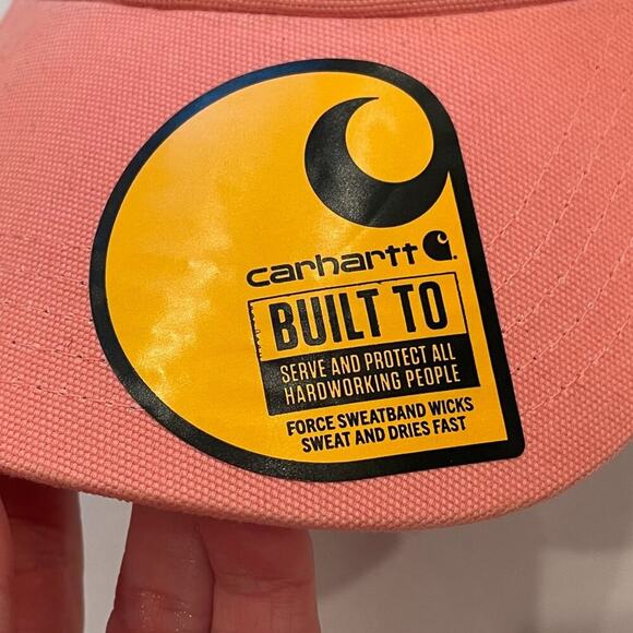NWT Carhartt Canvas Odessa Baseball Cap / Hat OS/Unisex Pink - Picture 6 of 9
